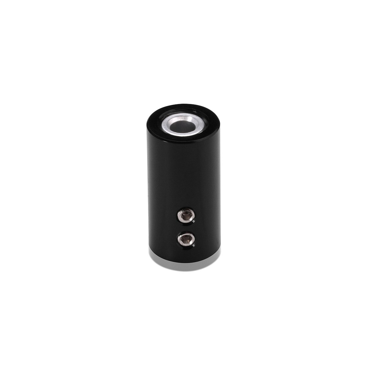 Aluminum Ceiling Mounted Material Holder, Black Anodized Finish