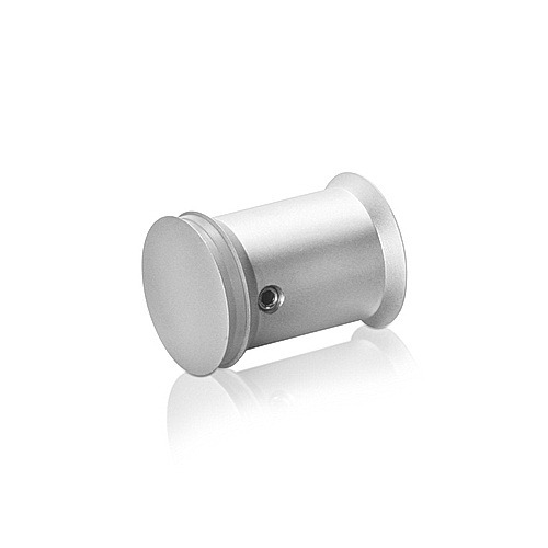 7/8'' Diameter X 1'' Barrel Length Aluminum Standoffs Rounded Head Satin Silver Finish (for Indoor) Tamper Proof [Required Material Hole Size: 3/8'']