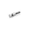 6-32 Threaded Barrels Diameter: 1/4'', Length: 1/4'', Clear Anodized Aluminum [Required Material Hole Size: 11/64'' ]