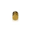 1/4-20 Threaded Barrels Diameter: 5/8'', Length: 1/2'', Gold Anodized [Required Material Hole Size: 17/64'' ]