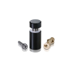 5/16-18 Threaded Barrels Diameter: 5/8'', Length: 1'',  Black Anodized [Required Material Hole Size: 3/8'' ]