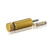 1/4-20 Threaded Barrels Diameter: 5/8'', Length: 1 1/2'', Gold Anodized [Required Material Hole Size: 17/64'' ]