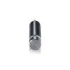 1/4-20 Threaded Barrels Diameter: 5/8'', Length: 2'', Clear Anodized [Required Material Hole Size: 17/64'' ]