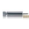 5/16-18 Threaded Barrels Diameter: 5/8'', Length: 2'', Clear Anodized [Required Material Hole Size: 3/8'' ]