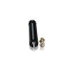 1/4-20 Threaded Barrels Diameter: 5/8'', Length: 3'', Black Anodized [Required Material Hole Size: 17/64'' ]