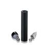 1/4-20 Threaded Barrels Diameter: 5/8'', Length: 3'', Black Anodized [Required Material Hole Size: 17/64'' ]