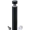 1/4-20 Threaded Barrels Diameter: 5/8'', Length: 3'', Black Anodized [Required Material Hole Size: 17/64'' ]