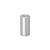 1/4-20 Threaded Barrels Diameter: 3/4'', Length: 1 1/2'', Clear Anodized [Required Material Hole Size: 17/64'' ]