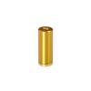 1/4-20 Threaded Barrels Diameter: 5/8'', Length: 1 1/2'', Gold Anodized [Required Material Hole Size: 17/64'' ]