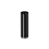 1/4-20 Threaded Barrels Diameter: 5/8'', Length: 2'', Black Anodized [Required Material Hole Size: 17/64'' ]