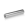 1/4-20 Threaded Barrels Diameter: 5/8'', Length: 3'', Polished Finish Grade 304 [Required Material Hole Size: 17/64'' ]