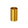 1/4-20 Threaded Barrels Diameter: 7/8'', Length: 1 1/2'', Gold Anodized [Required Material Hole Size: 17/64'' ]