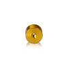 1/4-20 Threaded Barrels Diameter: 7/8'', Length: 1/2'', Gold Anodized [Required Material Hole Size: 17/64'' ]