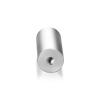 1/4-20 Threaded Barrels Diameter: 7/8'', Length: 2'', Clear Anodized  [Required Material Hole Size: 17/64'' ]