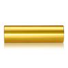 1/4-20 Threaded Barrels Diameter: 7/8'', Length: 3'', Gold Anodized Finish [Required Material Hole Size: 17/64'' ]