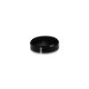 1/4-20 Threaded Locking Caps Diameter: 1'', Height: 1/4'', Black Anodized Aluminum [Required Material Hole Size: 5/16'']