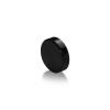 1/4-20 Threaded Locking Caps Diameter: 1'', Height: 1/4'', Black Anodized Aluminum [Required Material Hole Size: 5/16'']