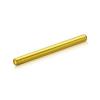 1/4'' Diameter x 2'' Length Conical Desktop Table Standoffs (Aluminum Gold Anodized) [Required Material Hole Size: 7/32'']