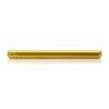 1/4'' Diameter x 2'' Length Conical Desktop Table Standoffs (Aluminum Gold Anodized) [Required Material Hole Size: 7/32'']