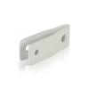 1/2'' Aluminum White Color Sign Hanger For Panels Up To 1/2''