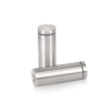 1'' Diameter X 2-1/2'' Barrel Length, (304) Stainless Steel Brushed Finish. Easy Fasten Standoff (For Inside / Outside use) Tamper Proof Standoff [Required Material Hole Size: 7/16'']