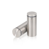 1-1/4'' Diameter X 2-1/2'' Barrel Length, (316 Marine Grade) Stainless Steel Brushed Finish. Easy Fasten Standoff (For Inside / Outside use) [Required Material Hole Size: 7/16'']