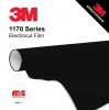 15'' x 50 Yards 3M™ 1170 ElectroCut™ Gloss Black 7 year Unpunched 2 Mil Cast Graphic Vinyl Film (Color Code 078)
