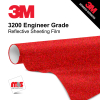48'' x 50 Yards 3M™ 3200 Engineer Grade Sheeting Gloss Red 7 year Unpunched 7 Mil Graphic Vinyl Film (Color Code 072)