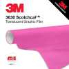 15'' x 10 Yards 3M™ 3630 Scotchcal™ Matte Pink 7 year Punched 2 Mil Cast Graphic Vinyl Film (Color Code 108)