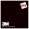 30'' x 50 Yards 3M™ Series 50 Scotchcal Gloss Black 5 Year Unpunched 3 Mil Calendered Graphic Vinyl Film (Color Code 012)