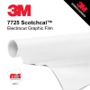 15'' x 10 Yards 3M™ 7725 Scotchcal™ ElectroCut™ Gloss Antique White 8 year Unpunched 2 Mil Cast Graphic Vinyl Film (Color Code 090)
