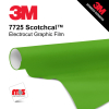 48'' x 10 Yards 3M™ 7725 Scotchcal™ ElectroCut™ Gloss Apple Green 8 year Unpunched 2 Mil Cast Graphic Vinyl Film (Color Code 196)