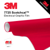 15'' x 50 Yards 3M™ 7725 Scotchcal™ ElectroCut™ Gloss Process Magenta 8 year Unpunched 2 Mil Cast Graphic Vinyl Film (Color Code 273)