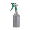 30 oz Gray Commercial-Grade Spray Bottle with Ajustable Spray Settings
