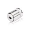 2'' Diameter X 1-1/2'' Barrel Length, (316L) Stainless Steel Brushed Finish Strong Glass Railing Standoff Pin - Accepts 3/8'' to 13/16'' Material - 1/4'' Adjustable from Barrel (For Inside / Outside use) [Required Material Hole Size: 1-1/16'']