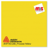 15'' x 10 yards Avery HP750 High Gloss Bright Yellow 6 year Long Term Punched 3.0 Mil Calendered Cut Vinyl (Color Code 206)