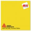 30'' x 10 yards Avery HP750 High Gloss Bright Yellow 6 year Long Term Punched 3.0 Mil Calendered Cut Vinyl (Color Code 206)