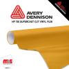 12'' x 10 yards Avery HP750 High Gloss Imitation Gold 6 year Long Term Unpunched 3.0 Mil Calendered Cut Vinyl (Color Code 253)