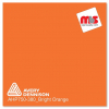 12'' x 10 yards Avery HP750 High Gloss Bright Orange 6 year Long Term Unpunched 3.0 Mil Calendered Cut Vinyl (Color Code 380)