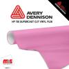 24'' x 10 yards Avery HP750 High Gloss Soft Pink 6 year Long Term Unpunched 3.0 Mil Calendered Cut Vinyl (Color Code 508)