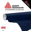 12'' x 50 yards Avery HP750 High Gloss Majestic Blue 6 year Long Term Unpunched 3.0 Mil Calendered Cut Vinyl (Color Code 625)