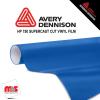 12'' x 10 yards Avery HP750 High Gloss French Blue 6 year Long Term Unpunched 3.0 Mil Calendered Cut Vinyl (Color Code 626)