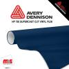 12'' x 10 yards Avery HP750 High Gloss Nautical Blue 6 year Long Term Unpunched 3.0 Mil Calendered Cut Vinyl (Color Code 635)