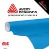 24'' x 50 yards Avery HP750 High Gloss Cascade Blue 6 year Long Term Unpunched 3.0 Mil Calendered Cut Vinyl (Color Code 642)