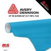 15'' x 50 yards Avery HP750 High Gloss Peacock Blue 6 year Long Term Unpunched 3.0 Mil Calendered Cut Vinyl (Color Code 645)