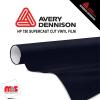 15'' x 50 yards Avery HP750 High Gloss Dark Blue 6 year Long Term Unpunched 3.0 Mil Calendered Cut Vinyl (Color Code 695)