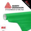15'' x 10 yards Avery HP750 High Gloss Parakeet Green 6 year Long Term Punched 3.0 Mil Calendered Cut Vinyl (Color Code 726)