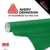 24'' x 10 yards Avery HP750 High Gloss Kelly Green 6 year Long Term Unpunched 3.0 Mil Calendered Cut Vinyl (Color Code 770)