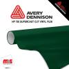 15'' x 10 yards Avery HP750 High Gloss Forest Green 6 year Long Term Punched 3.0 Mil Calendered Cut Vinyl (Color Code 785)