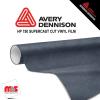 15'' x 10 yards Avery HP750 High Gloss Dark Grey 6 year Long Term Punched 3.0 Mil Calendered Cut Vinyl (Color Code 855)
